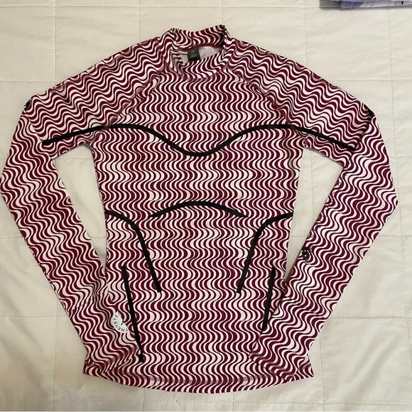 Adidas By Stella McCartney TruePurpose fitted printed long sleeve top - Picture 2 of 11